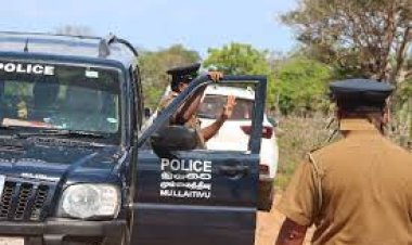 விசுவமடுவில் தெருவில் சென்ற பெண்ணை கொடூரமாகத் தாக்கிய பொலிசார்