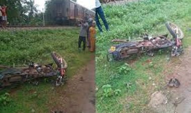 கிளிநொச்சியில் ரயில் மோதி 23 வயதான இளம் குடும்பஸ்தர் பிறையழகன் பலி