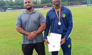 மூதூர் அல்-ஹம்றா வித்தியாலய மாணவன் தட்டு எறிதல் போட்டியில் தேசிய ரீதியில் இரண்டாமிடம்..!